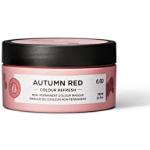 Maria Nila Colour Refresh, Autumn Red 100 ml, Mascarilla para cabello rojo, pigmentos semipermanentes, 100 % vegano y libre de sulfatos/parabenos