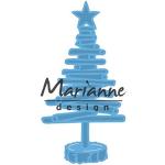 Marianne Design Troqueles con Diseño Tiny'S Árbol De Navidad Madera, Metal, Azul, 9.5 x 13 x 0,5 cm
