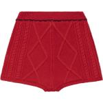 Mini shorts rojos rebajados Marine Serre talla M para mujer 