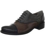 Zapatos derby negros de cuero formales talla 38,5 para mujer 