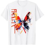Camisetas blancas con encaje  de encaje con motivo de mariposa talla S para hombre 