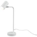 Lámparas blancas de metal de rosca GU10 de mesa minimalista Trio 
