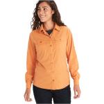 Camisas naranja de nailon Bluesign rebajadas Marmot talla XS para mujer 