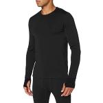 Camisetas térmicas negras manga larga transpirables Marmot talla L para hombre 