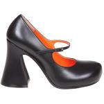 Zapatos negros de goma de tacón rebajados MARNI talla 36,5 para mujer 