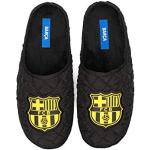 Zapatillas de casa negras de caucho Barcelona FC acolchadas talla 41 para hombre 