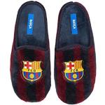 MARPEN SLIPPERS, Zapatillas de Casa de Invierno Oficiales del FC Barcelona de Fútbol para Hombre o Mujer, Abiertas Clásicas, Talla 41