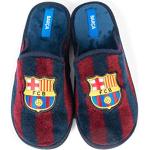 MARPEN SLIPPERS, Zapatillas de Casa Ligeras de Invierno Oficiales del FC Barcelona de Fútbol para Hombre o Mujer, Abiertas Blaugranas, Talla 40