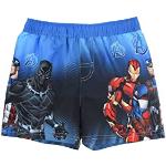 Marvel Avengers Bañador Niño, Bañador Natación Infantil, Bermudas Niño, Shorts de Baño Iron Man Capitan America Pantera Negra, Talla 6 Años, Azul