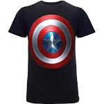 Camisetas azul marino Capitán América talla XL para hombre 