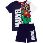 Marvel Conjunto de pijama corto de superhéroe para niño
