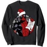 Marvel Deadpool Dad Navidad Dia del Padre Santa's List Sudadera