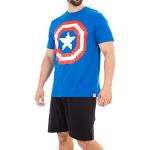 Pijamas azules Capitán América talla XL para hombre 