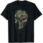 Marvel The Punisher Skull Camo Camiseta