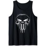 Marvel The Punisher Spray Painted Skull Drip Camiseta sin Mangas