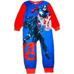 Marvel Pijama todo en uno de los Vengadores para niños y niñas, rosso, 9-10 Years
