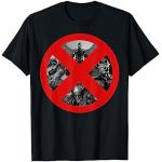 Camisetas negras de encaje con encaje  X-Men Cíclope con logo talla S para hombre 