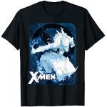 Camisetas negras de encaje con encaje  X-Men El Hombre de Hielo de encaje talla S para hombre 