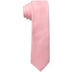 Corbatas rosa pastel de poliester informales Talla Única para hombre 