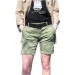 Shorts verdes de poliester de camuflaje Masons con tachuelas talla XS para mujer 