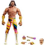 Mattel WWE Macho King Randy Savage Wrestlemania Elite Collection Figura de acción Accesorio y Mean Gene Okerlund Build-A-Figure Parts, 6 Pulgadas