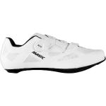 Zapatillas blancas de ciclismo con velcro Mavic Cosmic talla 43,5 