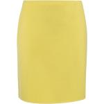 Faldas cortas amarillas de tafetán rebajadas MAX MARA talla S para mujer 