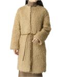 Abrigos marrones de alpaca de invierno rebajados MAX MARA con cinturón talla XS para mujer 