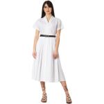Vestidos blancos de algodón de manga corta manga corta MAX MARA talla L para mujer 