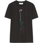 Camisetas estampada negras de algodón rebajadas con capucha informales con logo MAX MARA talla S para mujer 