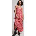 Vestidos estampados rojos étnicos Superdry talla XL para mujer 