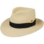 Mayser Sombrero Bogart Panamá Mujer/Hombre - Made in The EU de Paja Sol Playa con Banda Grosgrain, Grosgrain Primavera/Verano - 60 cm Natural