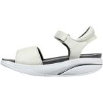 Sandalias deportivas blancas de goma de verano con velcro de punta abierta MBT talla 37 para mujer 