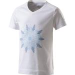 McKINLEY Ziya Camiseta, Infantil, White/Blue Light, 164