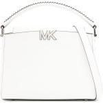 Bolsos satchel blancos de piel rebajados plegables con logo Michael Kors para mujer 