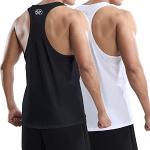 MEETWEE Camiseta Tirantes para Hombre, Camisetas Sin Manga Fitness Tank Top Gym T Shirt para Running Deportes