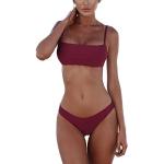 Bikinis completos lila de spandex talla XL para mujer 