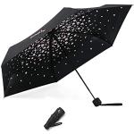 Paraguas marrones de sintético floreados para mujer 