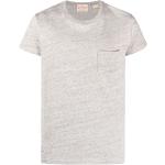 Camisetas grises de algodón de manga corta rebajadas manga corta con cuello redondo LEVI´S talla M para hombre 