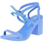Zapatos azules de PVC con plataforma talla 39 para mujer 