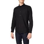 Merc of London Albin Shirt Camisa, Negro, XL para