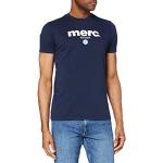 Merc of London Brighton T-Shirt Camiseta, Azul Marino, XL para Hombre