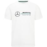 Camisetas blancas Formula 1 Mercedes AMG Petronas con logo talla S para hombre 