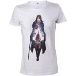 Camisetas blancas Assassin's Creed Evie Frye Meroncourt talla S para hombre 