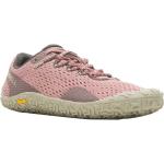 Zapatillas rosas de caucho de running rebajadas Merrell Vapor Glove talla 38,5 para mujer 