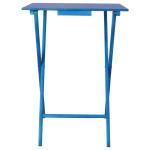Mesas plegables azules de haya plegables de materiales sostenibles 