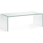 Mesas transparentes de plástico de cristal  minimalista Kave Home Burano 
