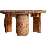 Mesas de madera de mango de jardín  étnicas Vical Home Mano 