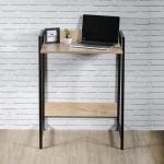 Mesas rectangulares negras de MDF minimalista de materiales sostenibles 
