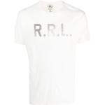 Camisetas blancas de algodón de manga corta manga corta con cuello redondo con logo Ralph Lauren Lauren talla M para hombre 